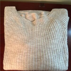 LC Lauren Conrad Cream Cowl Neck Sweater